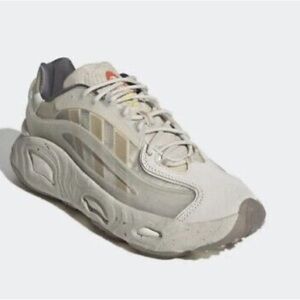 Adidas Biege and Gray Chunky Sneakers with Cushioned Sole